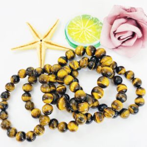 Yellow Tiger Eye bracelets